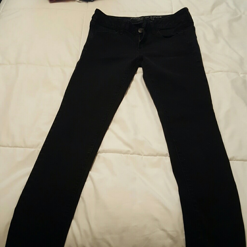 Black AE jeans super stretch jeggings size 4