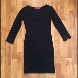 Boohoo Lace Trim Dress