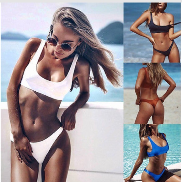 ‘Ella’ Cheeky Brazilian thong black bikini bottoms - Picture 2 of 7