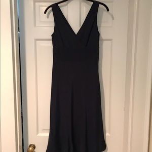 Navy J. Crew bridesmaids dress