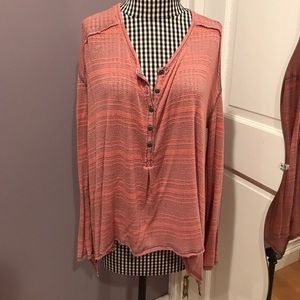 FREE PROPLE long sleeve blouse.