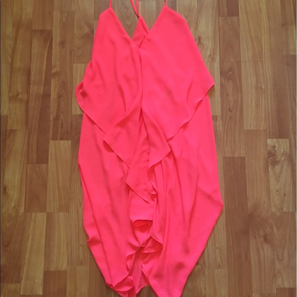 Olivaceous Drape Front Dress