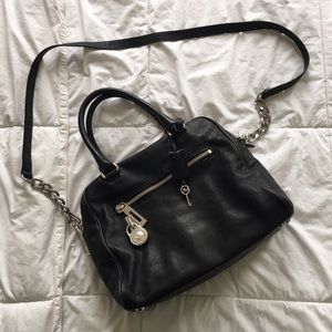 Black Michael Kors large cross body purse