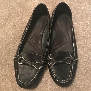 Liz Claiborne black loafers size 9
