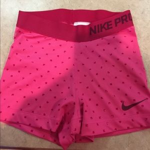 X-Small Pink Nike Pro Spandex