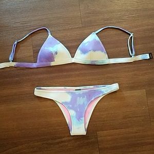 Authentic Bibi Luna Triangl Tie Dye Cheekie Bikini