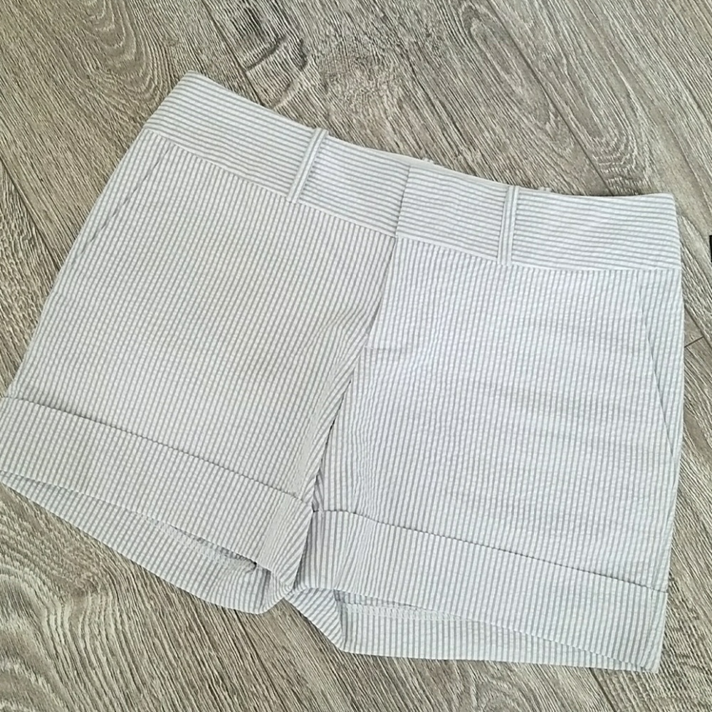 INC super cute pinstripe cuffed shorts nwt
