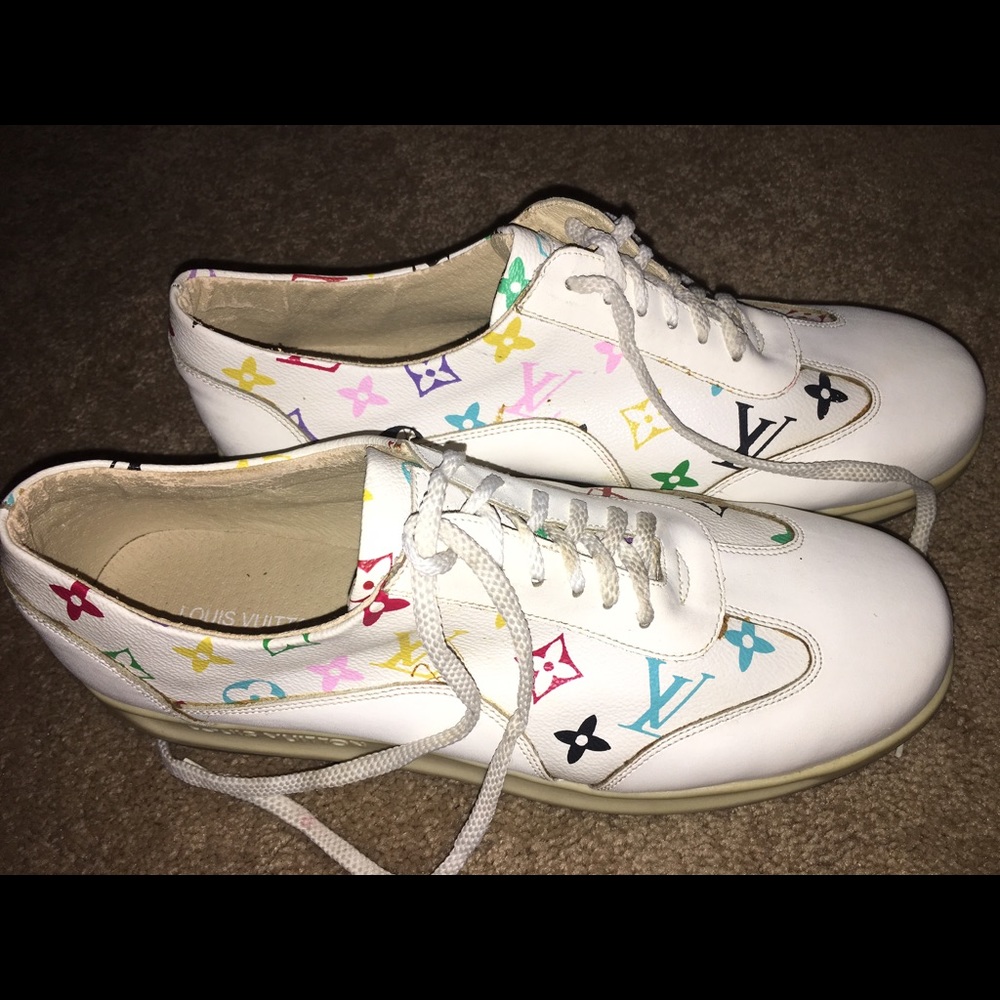 LV colorful shoes size 10
