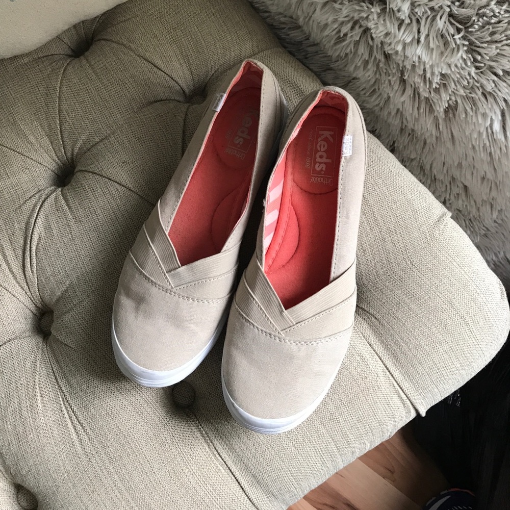 Keds ortholite canvas slip on sneaker