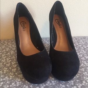 ♻️FINAL DAY ON POSH♻️ Candies Black Platform Heels