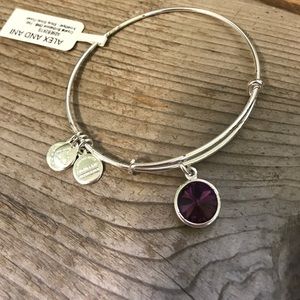 Alex and Ani Amethyst bracelet