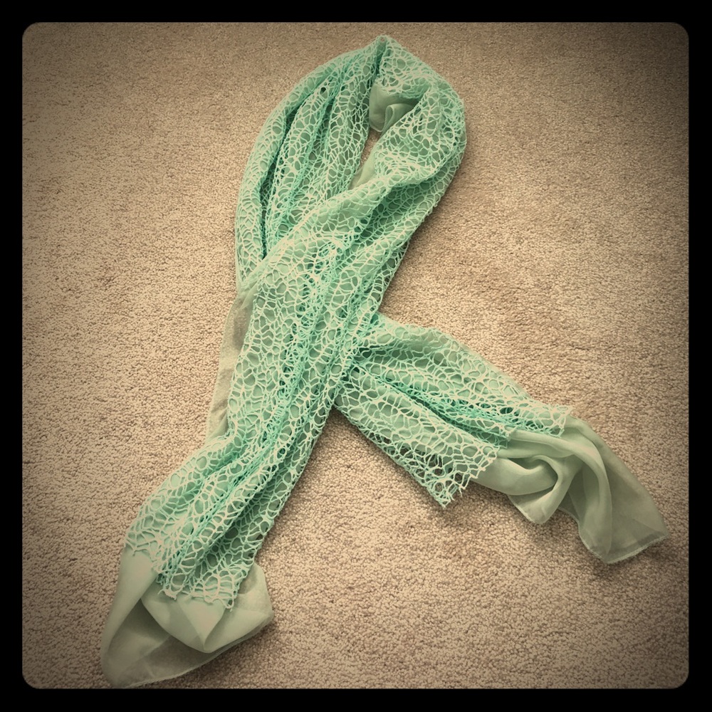 Mint Green Scarf