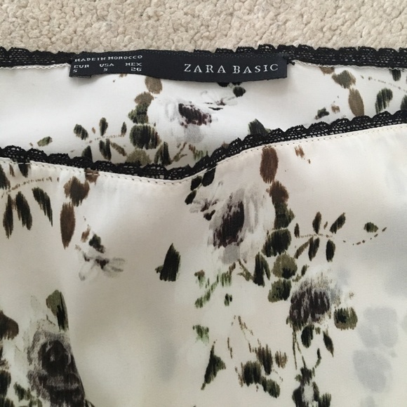 Floral print silk Zara Camisole - Picture 2 of 7