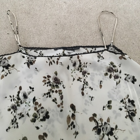 Floral print silk Zara Camisole - Picture 3 of 7