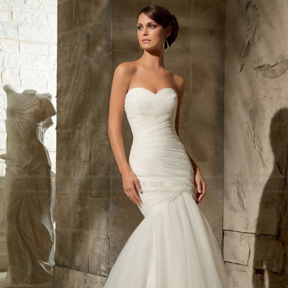 Mori lee 5108 authentic wedding gown label size 10