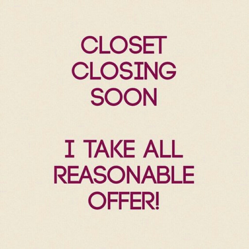 Closet closing end of May 2017..