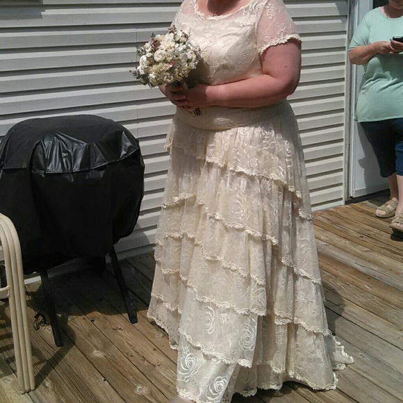 Plus Size Wedding Dress - Picture 5 of 8