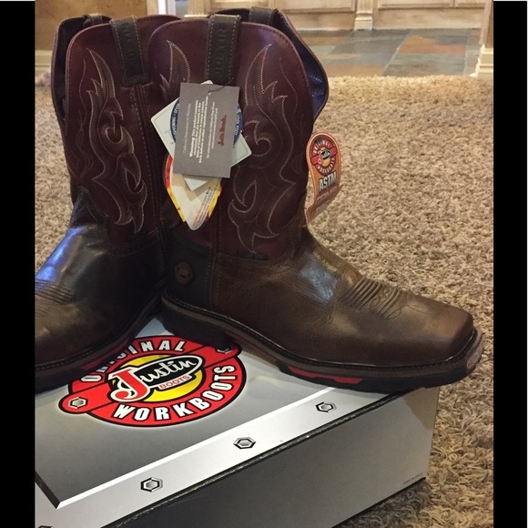 Justin Boots Other - NWT! Justin Original Work Boots, Size 11D!