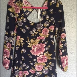 Cute floral Reformed - Urban Outfitters dress.