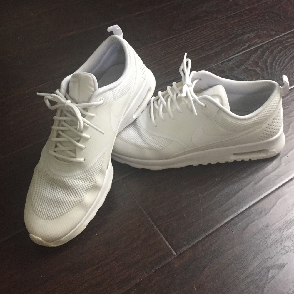 All White Nike Theas