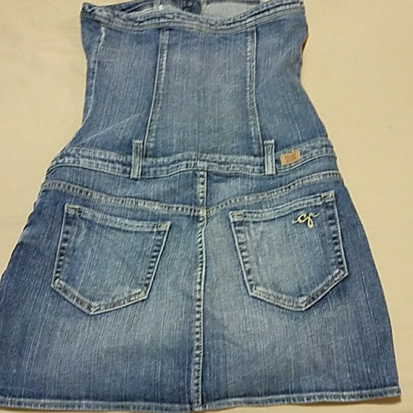 Denim one piece tube dress gtom Guess - Picture 2 of 2