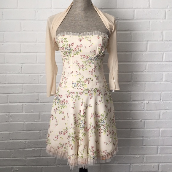Nicole Miller Dresses & Skirts - Nicole Miller Cherry Blossom Vintage Dress