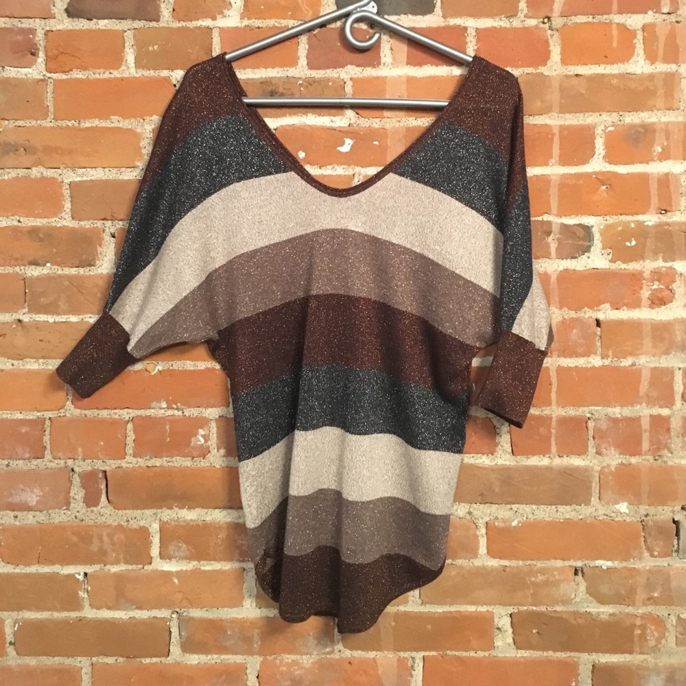 Express sparkly dolman sweater!