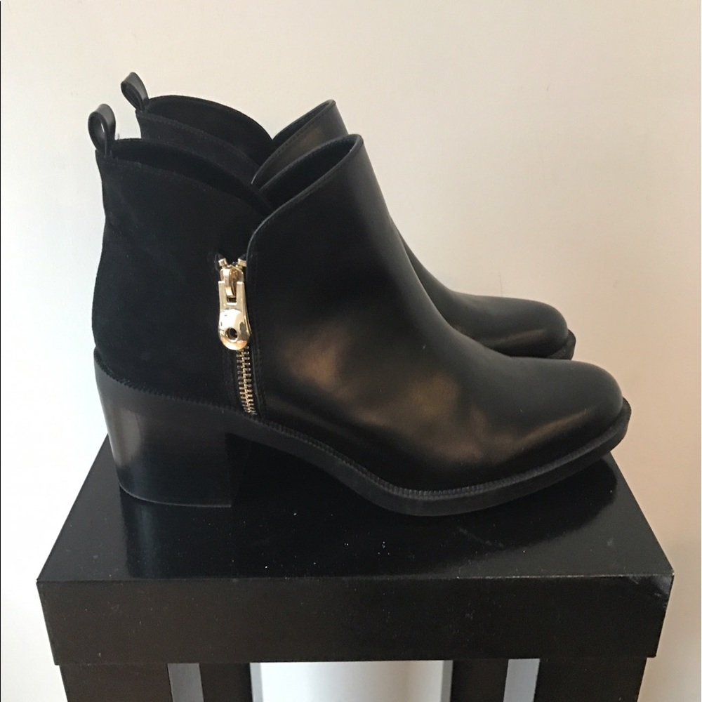 Zara Black Ankle Boots