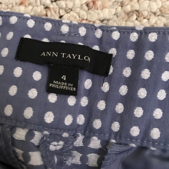 Ann Taylor polka dotted shorts - Picture 2 of 3