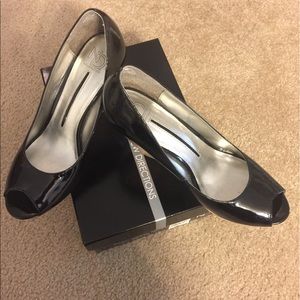 Ladies peep toe wedges