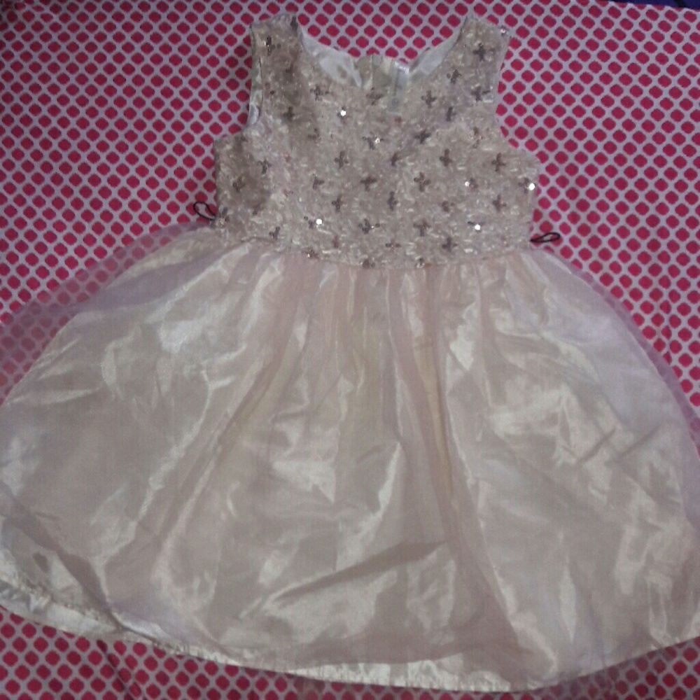 cream kids Cherokee dress