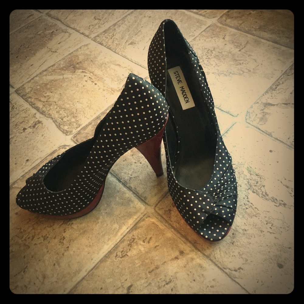 Steve Madden Polka Dot Heels