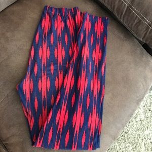 Lularoe Leggings old style band RARE pattern.