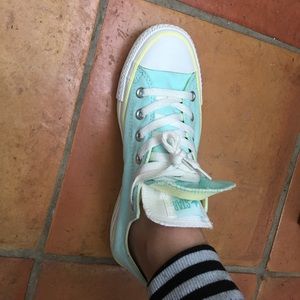 Double tongue converse