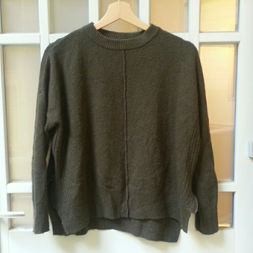 Topshop zip side sweater