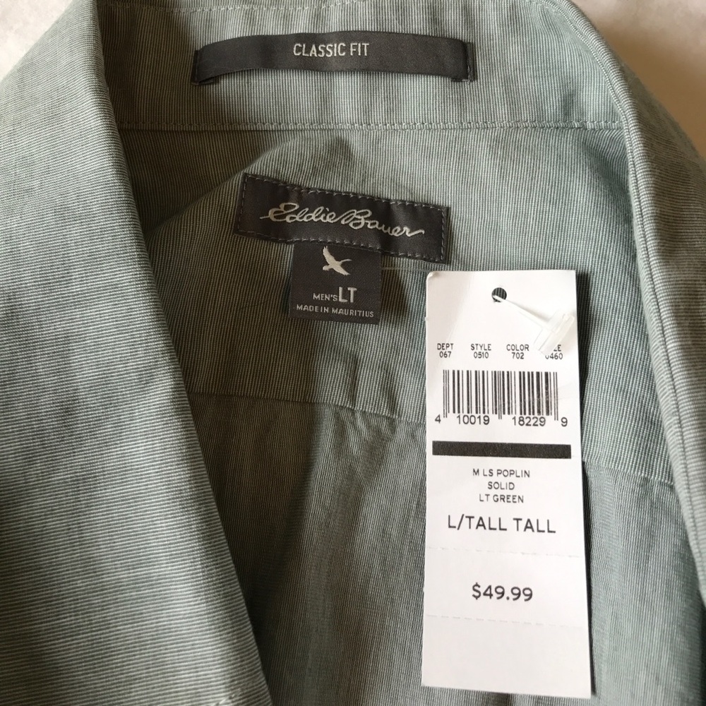 NWT Eddie Bauer Large/Tall shirt.