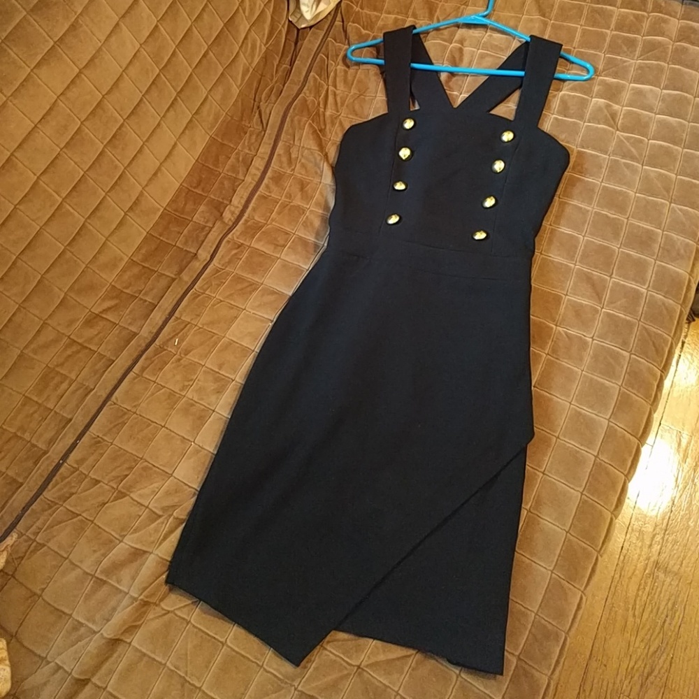 ๐ NWT Xoxo asymmetrical strappy holiday dress - Picture 2 of 5