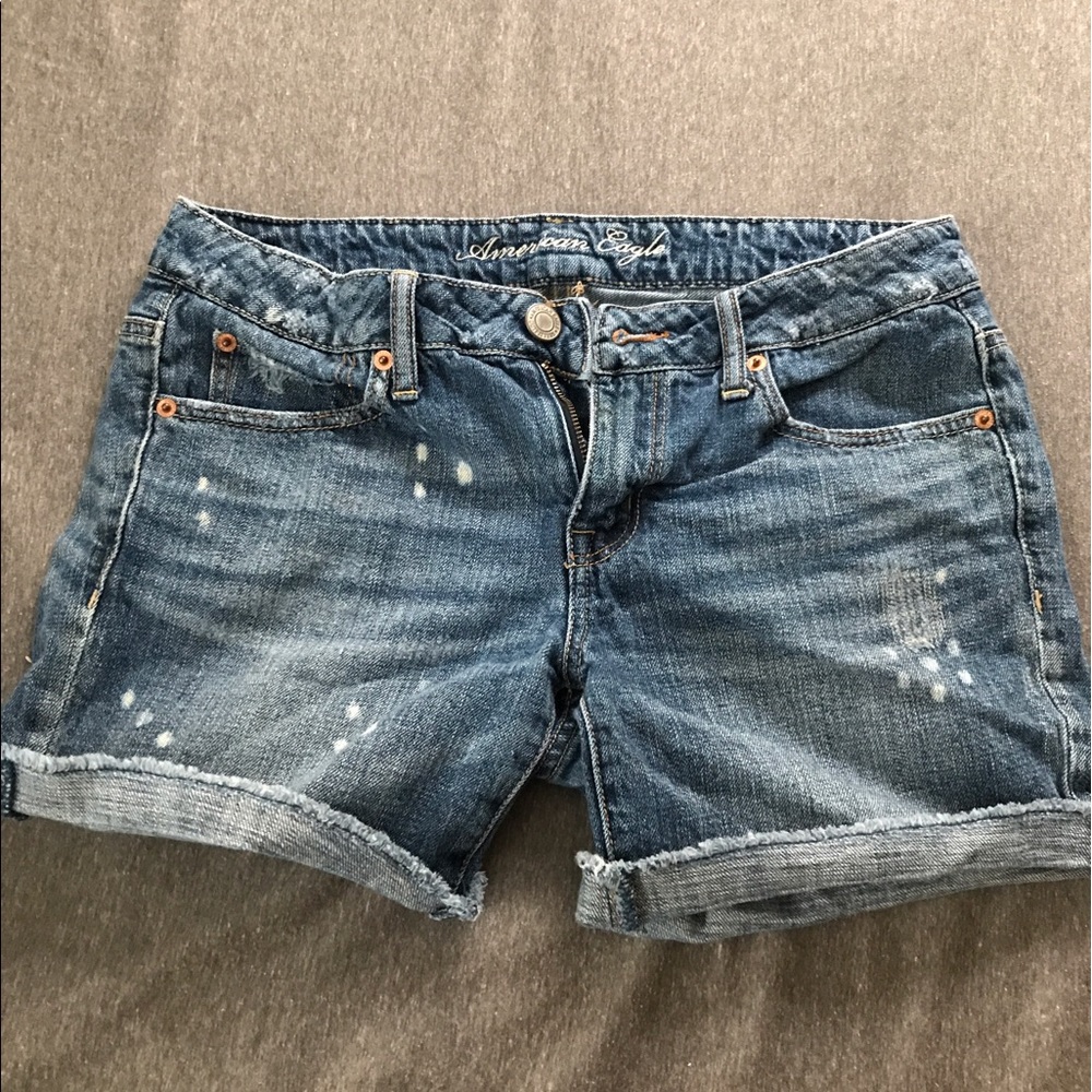 American eagle denim jean shorts