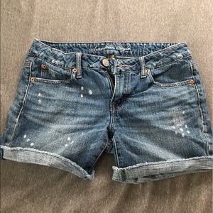 American eagle denim jean shorts