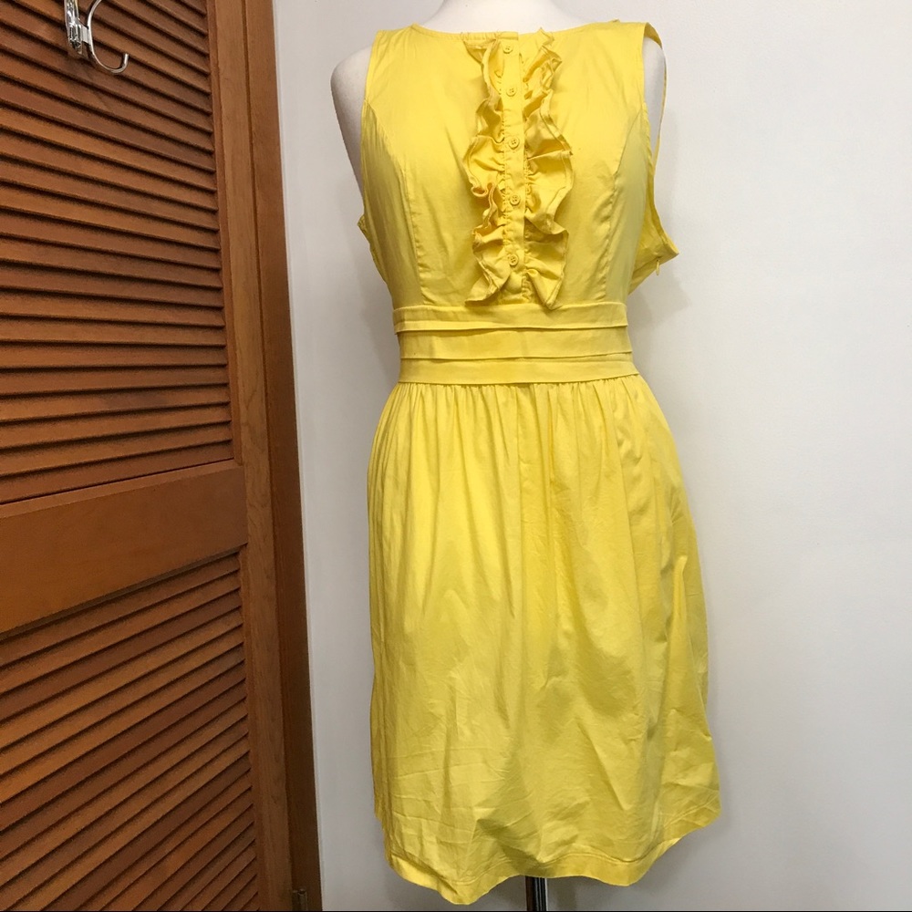 Hope & Honey Sleeveless Yellow Dress