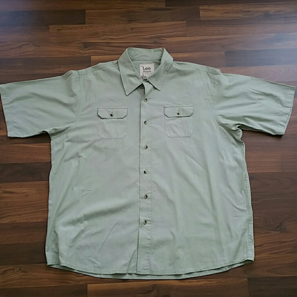 Lee Dungaree Button Down Shirt Size 2xl