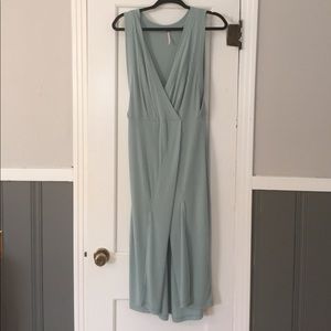 Free People Sea foam Blue Duster Top