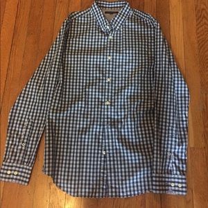 {NEW} Banana Republic Plaid Button Down; Men's