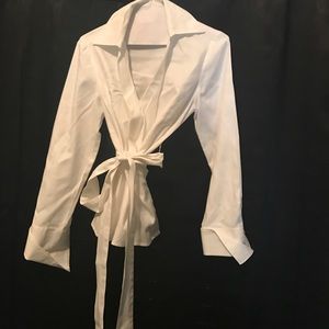 Ann Taylor wrap blouse