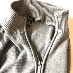 Alfani men's zip-up cardigan