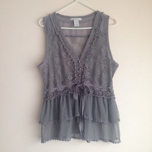 Charlotte Russe Boho Vest