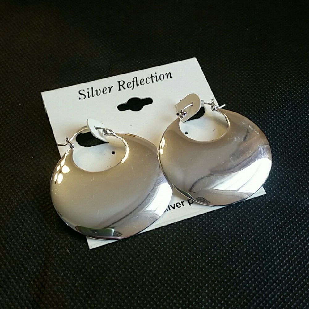 Silver Reflections designer earrings