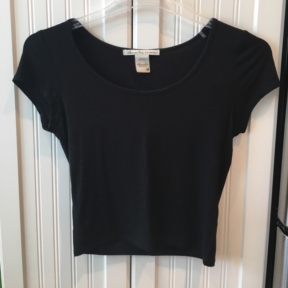 American Rag Black Crop Top