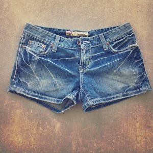 BKE denim shorts