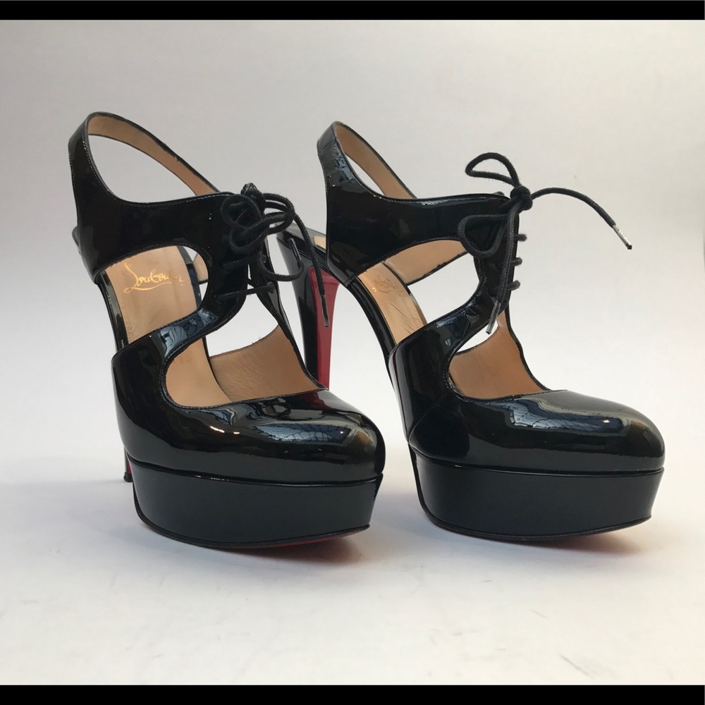 SOLD Christian Louboutin cutout oxford stilettos